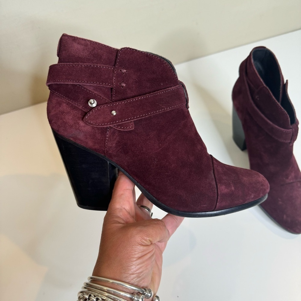 Rag & Bone Harrow Leather suede Booties